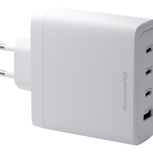 dbramante1928 re-charge - Adaptador de alimentação - 140 Watt - 4 conectores de saída (3 x USB-C, USB) - branco