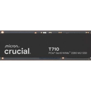 Crucial T710 - SSD - encriptado - 4 TB - interna - M.2 2280 - PCI Express 5.0 (NVMe) - TCG Opal Encryption 2.01