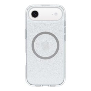 OtterBox React Series - Tampa posterior para telemóvel - compatibilidade MagSafe - plástico - poeira estelar (purpurina transparente) - para Apple iPhone Air