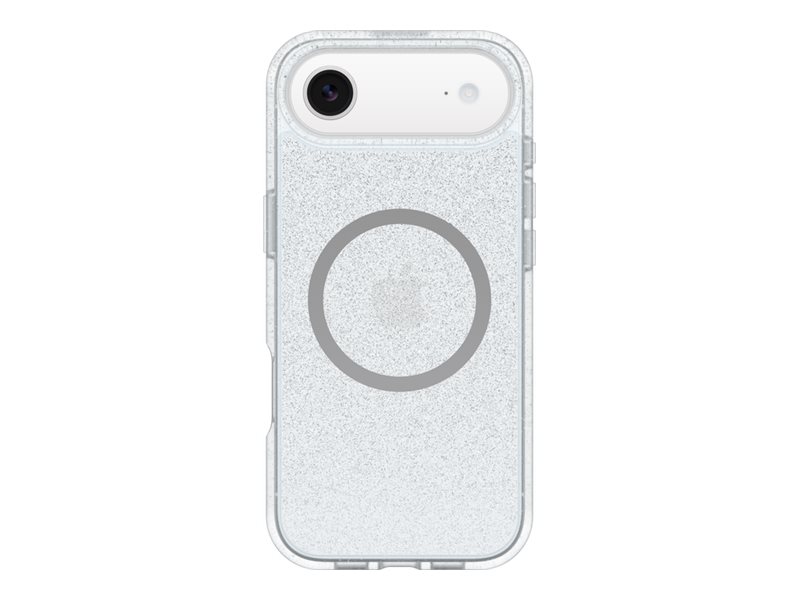 OtterBox React Series - Tampa posterior para telemóvel - compatibilidade MagSafe - plástico - poeira estelar (purpurina transparente) - para Apple iPhone Air