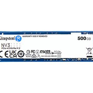 Kingston NV3 - SSD - 500 GB - interna - M.2 2280 - PCIe 4.0 x4 (NVMe)