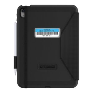 OtterBox Defender Series - Capa flip cover para tablet - resistente - preto - para Apple 10.9-inch iPad (10ª geração)