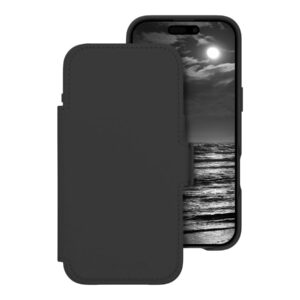 dbramante1928 Lynge - Capa flip cover para telemóvel - compatibilidade MagSafe - meia noite - para Apple iPhone Air