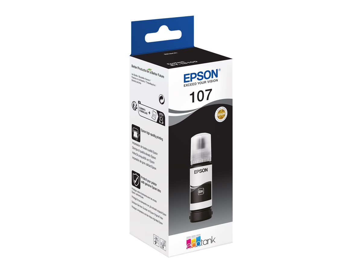Epson EcoTank 107 - preto - original - recarga de tinta