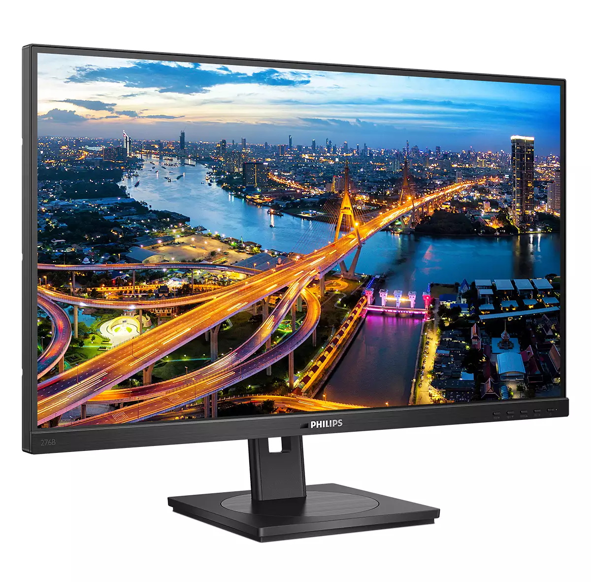 Philips 276B1 - Monitor LED - 27" - 2560 x 1440 QHD @ 75 Hz - IPS - 350 cd/m² - 1000:1 - 4 ms - 2xHDMI, DisplayPort, USB-C - altifalantes - textura preta - Image 3