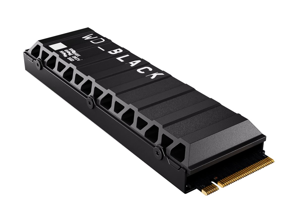 WD_BLACK SN850X NVMe SSD WDS100T2XHE - SSD - encriptado - 8 TB - interna - M.2 2280 - PCIe 4.0 x4 (NVMe) - TCG Opal Encryption 2.01 - dissipador de calor integrado