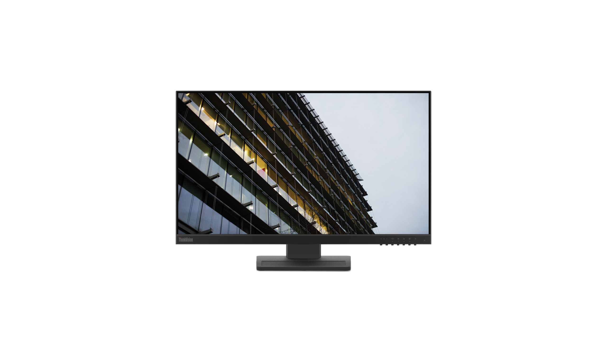 Lenovo ThinkVision E24-28 - Monitor LED - 24" (23.8" visível) - 1920 x 1080 Full HD (1080p) @ 60 Hz - IPS - 250 cd/m² - 1000:1 - 4 ms - HDMI, VGA, DisplayPort - altifalantes - preto lustroso - para ThinkCentre neo 70t 11YU, ThinkPad P15 Gen 2 20YQ