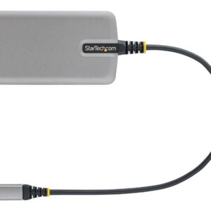 StarTech.com 3-Port USB-C Hub with Ethernet, 3x USB-A Ports, Gigabit Ethernet, USB 3.0 5Gbps, Bus-Powered, USB Type-C Hub w/GbE and 1ft/30cm Long Cable, Portable Laptop USB C Hub Adapter - USB Expansion Hub, RJ45 (5G3AGBB-USB-C-HUB) - hub - 3 portas