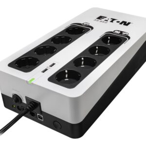 Eaton 3S 850 - UPS - AC 220-240 V - 510 Watt - 850 VA - 1 fase - USB - conectores de saída: 8