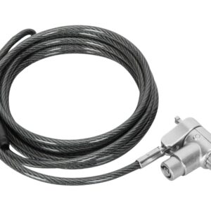 Targus DEFCON Ultimate - Trancamento do cabo de segurança - chaveado universal, com tampa de bloqueio adaptável - prata - 2 m (pacote de 25)
