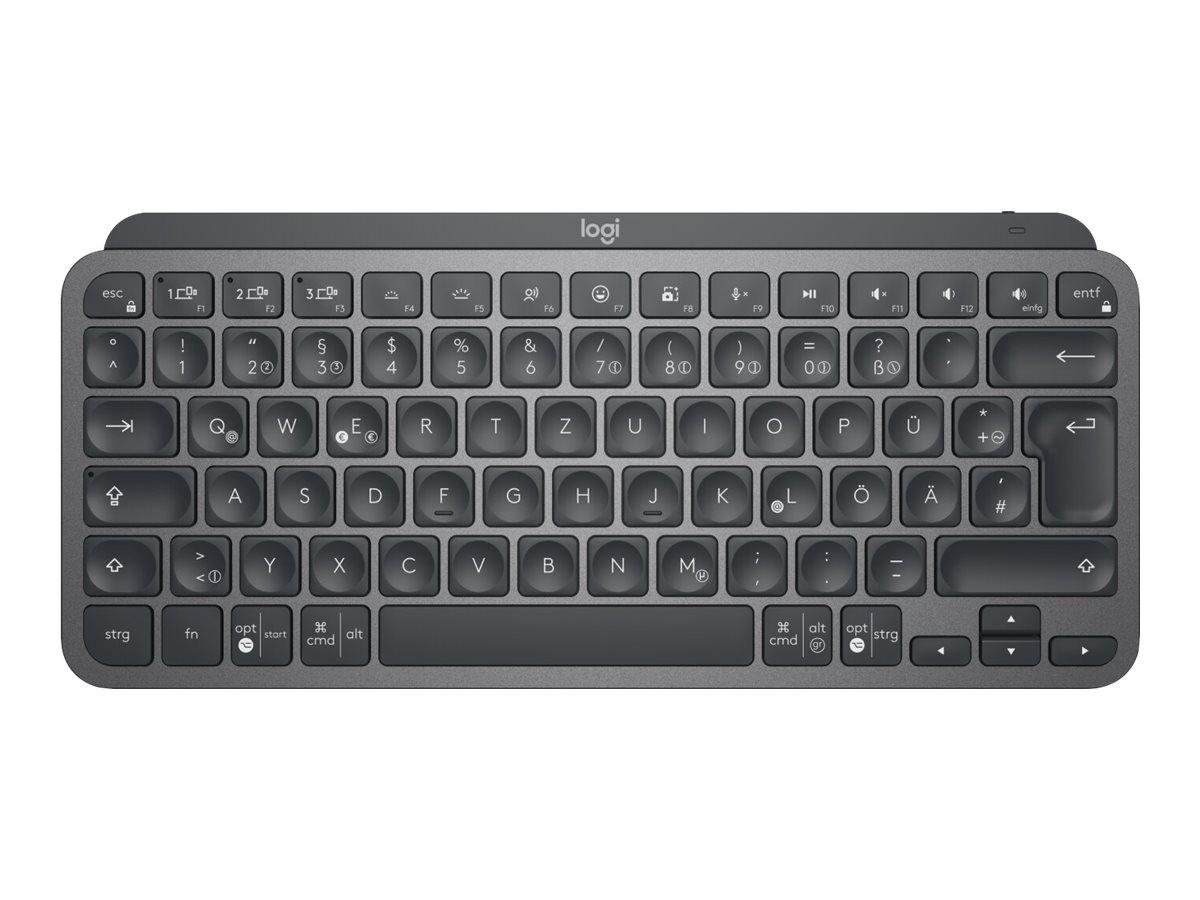 Logitech MX Keys Mini for Business - Teclado - retroiluminação - sem fios - Bluetooth LE - QWERTY - Espanhol - Europa - grafite