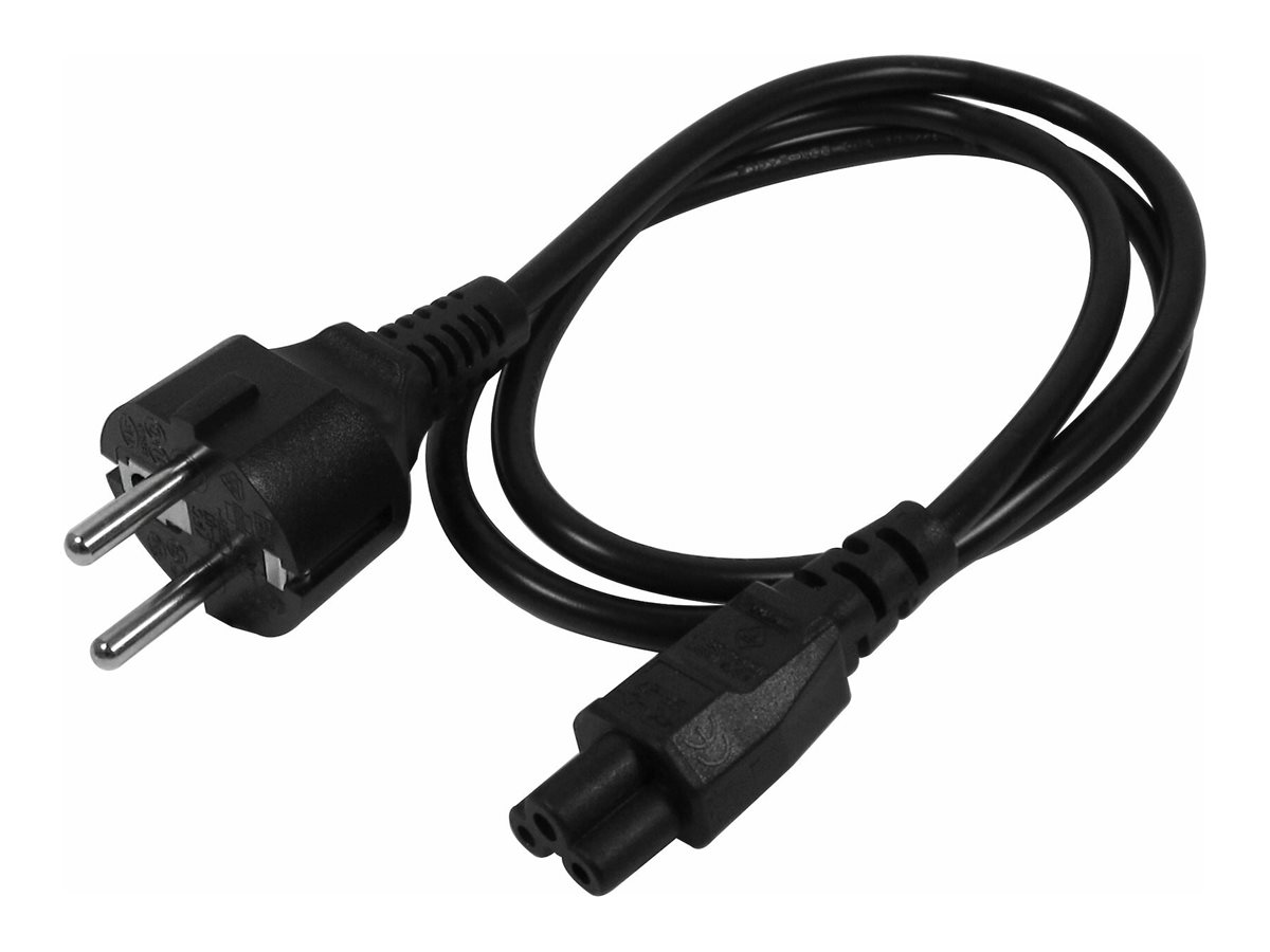 StarTech.com 3m (10ft) Laptop Power Cord, EU Schuko to C5, 2.5A 250V, 18AWG, Notebook / Laptop Replacement AC Cord, Printer/Power Brick Cord, Schuko CEE 7/7 to Clover Leaf IEC 60320 C5 - Laptop Charger Cable (753E-3M-POWER-LEAD) - Cabo de alimentação