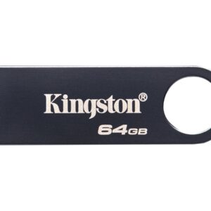 Kingston DataTraveler SE9 G3 - Drive flash USB - 64 GB - USB 3.2 Gen 1 - níquel escuro