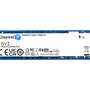 Kingston NV3 - SSD - 1 TB - interna - M.2 2280 - PCIe 4.0 x4 (NVMe)