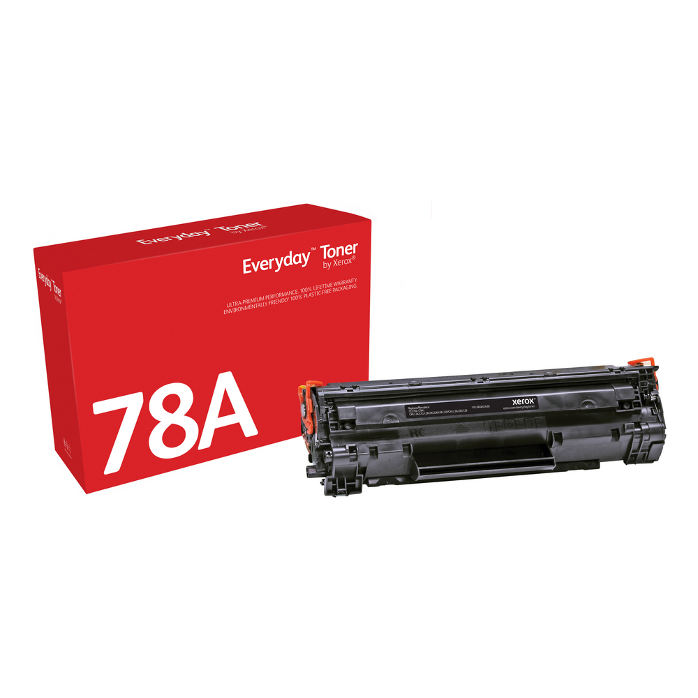 Everyday - Preto - compatível - cartucho de toner (opção para: Canon CRG-126, Canon CRG-128, HP CE278A) - para Canon ImageCLASS MF4750, i-SENSYS FAX-L150, L410, LBP6230, MF4730, MF4750, MF4870, MF4890