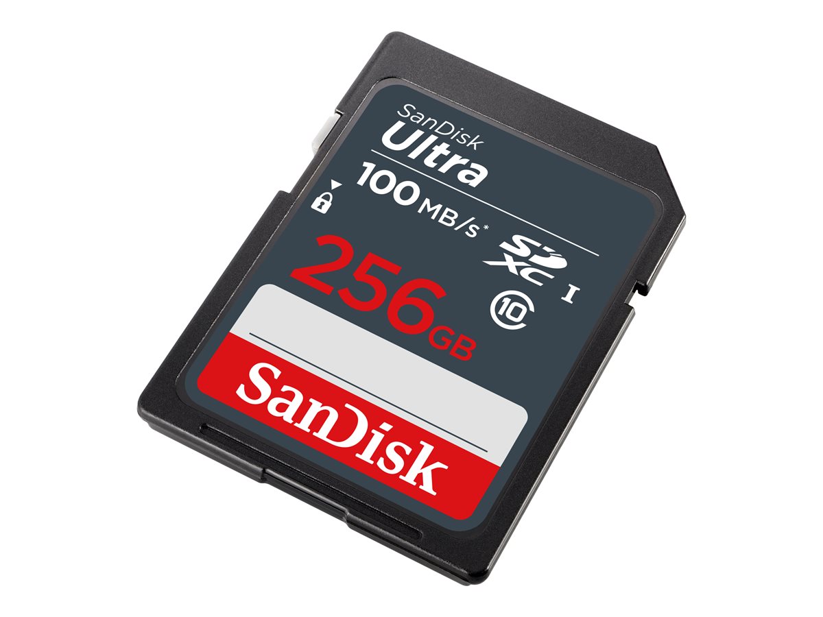 SanDisk Ultra - Cartão de memória flash - 256 GB - UHS Class 1 / Class10 - SDXC UHS-I