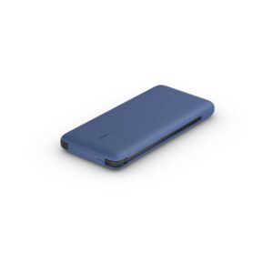 Belkin BoostCharge Plus - Carregador portátil - 10000 mAh - 23 Watt - Fast Charge - 2 conectores de saída (Lightning, USB-C) - azul noite