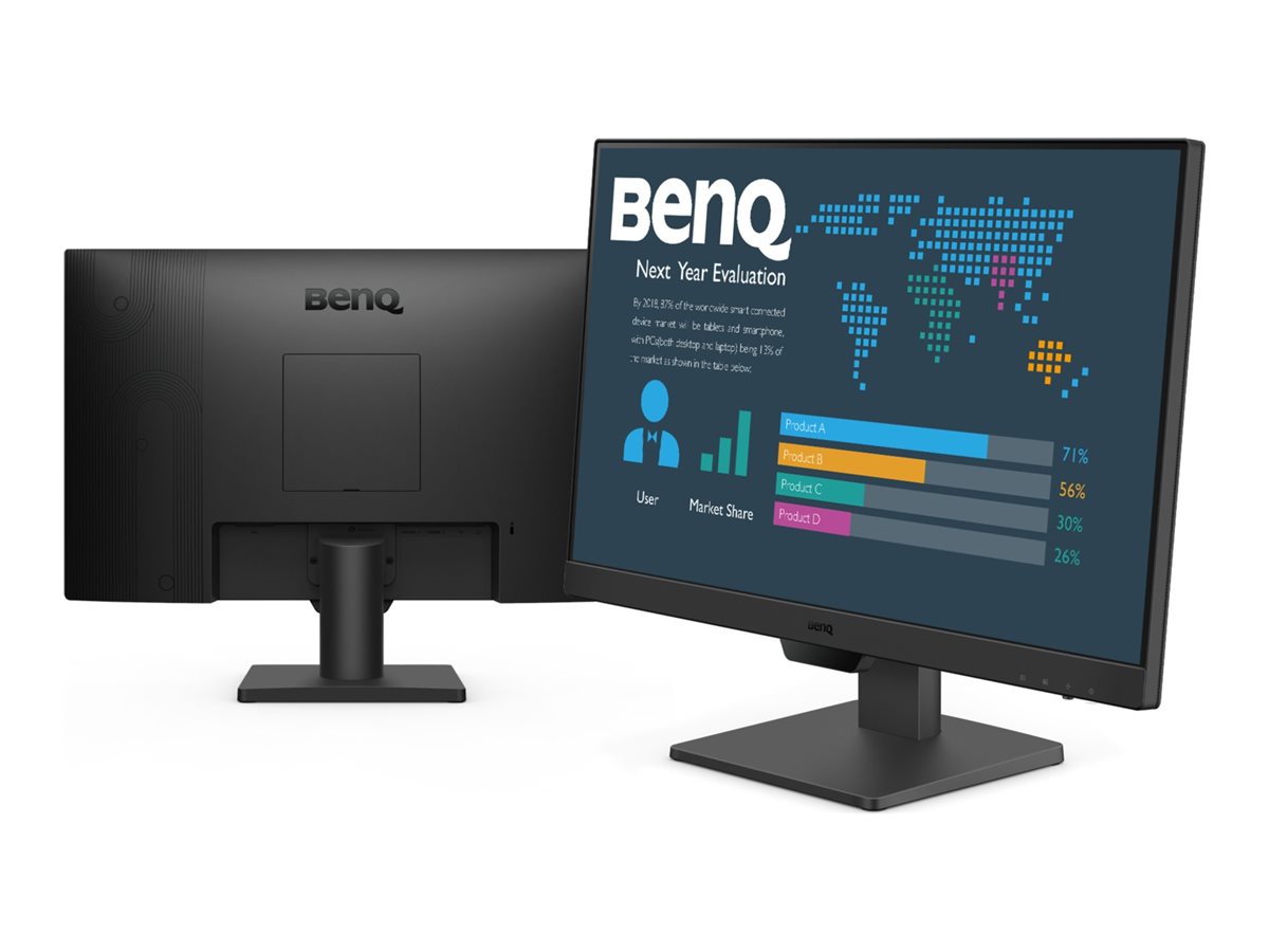 BenQ BL2490 - Monitor LED - 23.8" - 1920 x 1080 Full HD (1080p) @ 100 Hz - IPS - 250 cd/m² - 1300:1 - 5 ms - HDMI, DisplayPort - altifalantes - preto