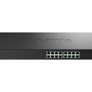 D-Link DMS-1016 - Interruptor - 16 x 10/100/1000/2.5G - desktop, montável em trilho