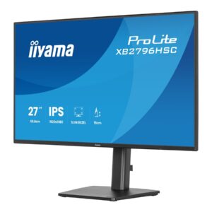 iiyama ProLite XB2796HSC-B1 - Monitor LED - 27" - 1920 x 1080 Full HD (1080p) @ 144 Hz - IPS - 300 cd/m² - 1500:1 - 3 ms - HDMI, USB-C - altifalantes - preto, mate