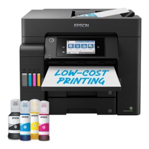 Epson EcoTank ET-5805 - Impressora multi-funções - a cores - jacto de tinta - ITS - A4/Legal (media) - até 25 ppm (impressão) - 550 folhas - 33.6 Kbps - USB, LAN, Wi-Fi(ac) - preto