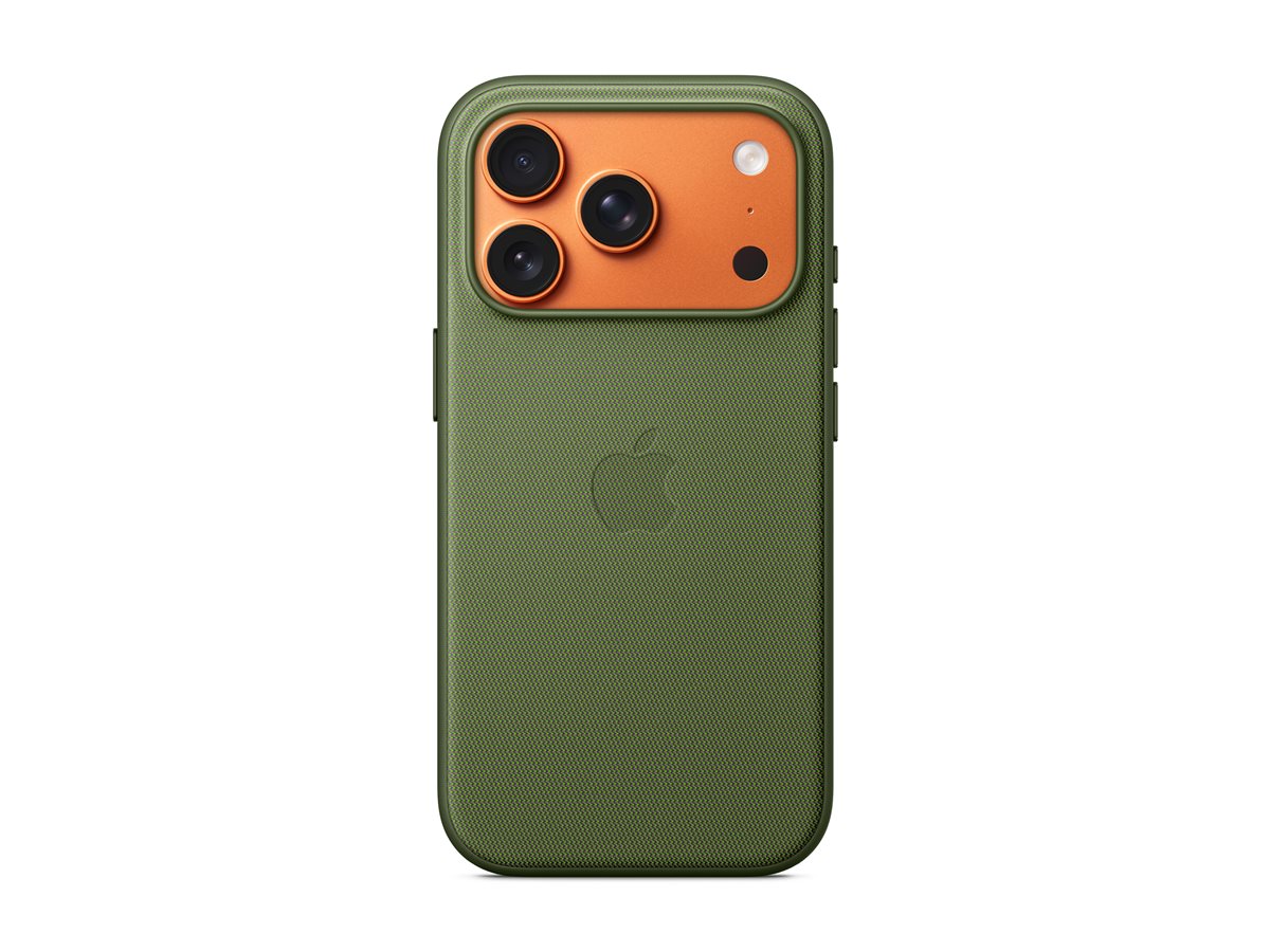 Apple - Tampa posterior para telemóvel - compatibilidade MagSafe - TechWoven - verde - para iPhone 17 Pro