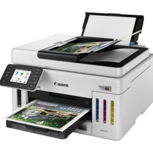 Canon MAXIFY GX6150 MegaTank - Impressora multi-funções - a cores - jacto de tinta - CISS - Legal (216 x 356 mm), A4 (210 x 297 mm) (original) - A4/Legal (media) - até 24 ipm (impressão) - 350 folhas - USB 2.0, Wi-Fi(n), LAN