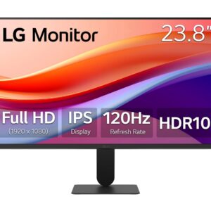 LG 24U411A-B - Monitor LED - 24" (23.8" visível) - 1920 x 1080 Full HD (1080p) @ 120 Hz - IPS - 250 cd/m² - 1500:1 - HDR10 - 5 ms - HDMI, VGA