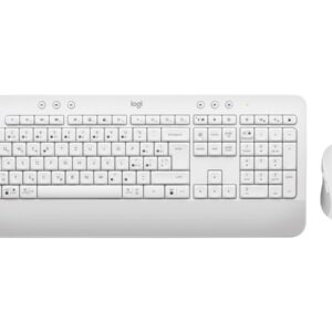 Logitech Signature MK650 Combo for Business - conjunto de teclado e rato - QWERTZ - Checo - branco sujo Dispositivo de entrada