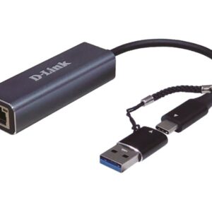 D-Link DUB-2315 - adaptador de rede - USB-C / Thunderbolt 3 - 2.5GBase-T x 1