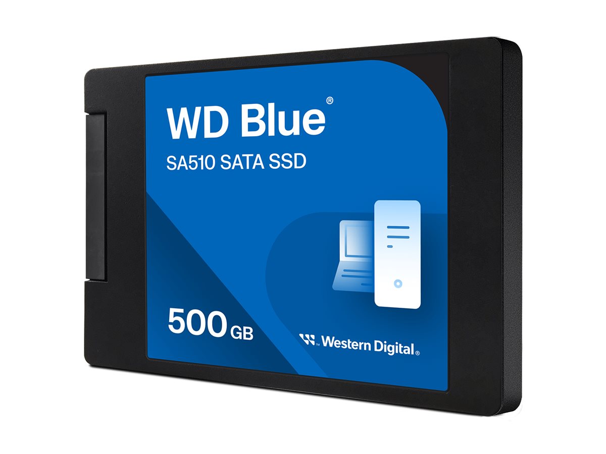 WD Blue SA510 WDS500G3B0A-00AXR0 - SSD - 500 GB - interna - 2.5" - SATA 6Gb/s - azul