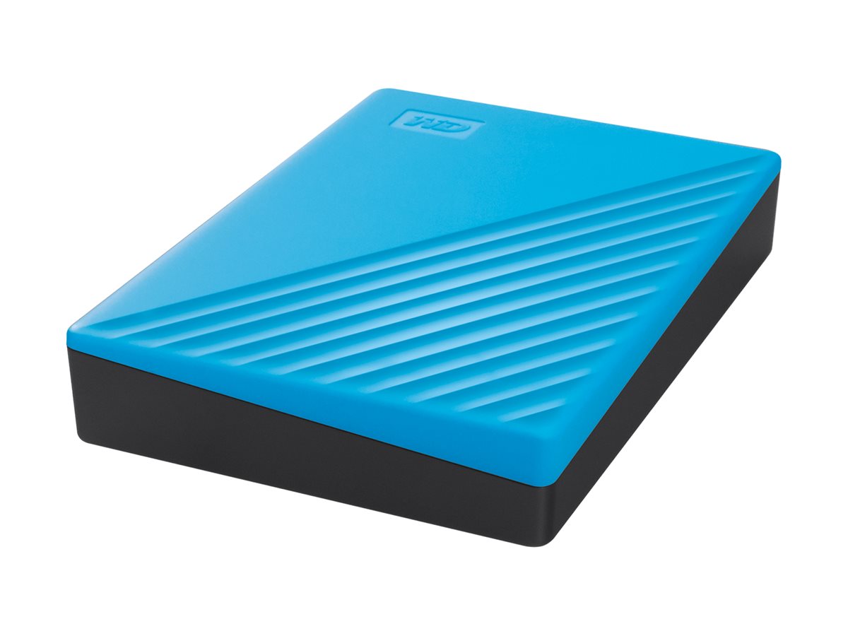 WD My Passport WDBR9S0060BBL - Disco rígido - encriptado - 6 TB - externa (portátil) - USB 3.2 Gen 1 - 256-bits AES - céu