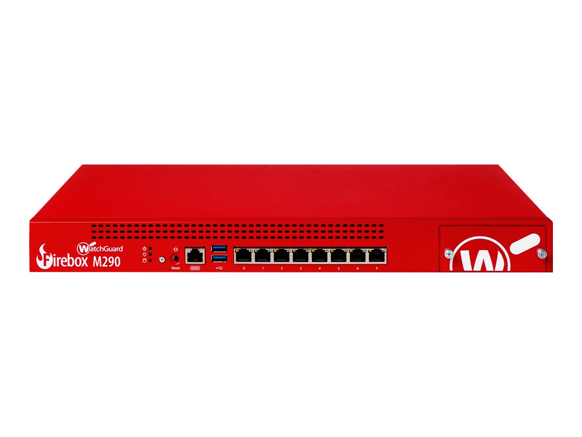 WatchGuard Firebox M290 - Dispositivo de segurança - com 3 anos de Assistência Standard - 8 portas - 1GbE - AC 90 - 264 V