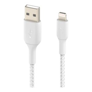 Belkin BoostCharge - Cabo Lightning - Lightning macho para USB macho - 3 m - branco