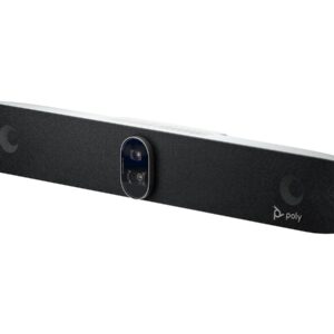 HP Poly Studio X72 No Radio or Power Cord - Barra de vídeo Tudo-em-Um - Certificação Zoom, Certificado para Microsoft Teams - preto - Compatível com TAA - power adapter included