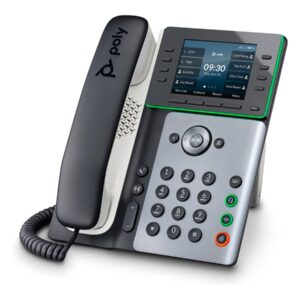Poly Edge E300 - Telefone VoIP com identificação do chamador/chamada em espera - tridirecional capacidade de chamada - SIP, SDP - Replaces Poly SKU 2200-87815-025