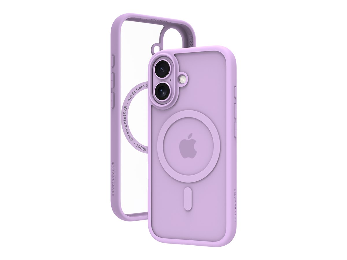 dbramante1928 Grenen - Tampa posterior para telemóvel - compatibilidade MagSafe - plástico - púrpura, transparente - para Apple iPhone 17