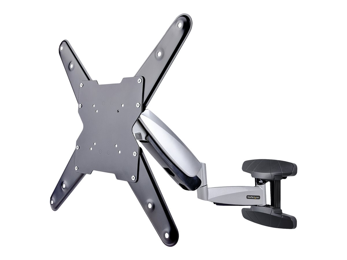 StarTech.com VESA TV Wall Mount, TV Mounting Bracket For 23"-55" Displays, Adjustable Full Motion TV Wall Mount Supports 66lb (30kg), Extendable/Tilting/Swivel Monitor Wall Mount - Low Profile/Slim Display Mount (FHA-TV-WALL-MOUNT) - Kit de montagem