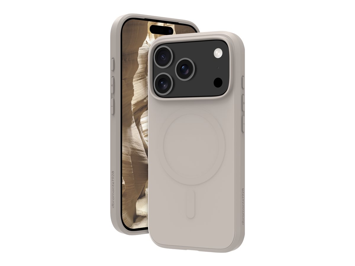 dbramante1928 Greenland Pro - Tampa posterior para telemóvel - compatibilidade MagSafe - plástico - arenito - para Apple iPhone 17 Pro