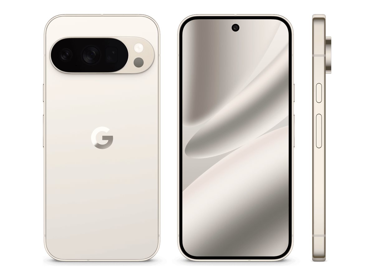 Google Pixel 10 Pro XL - 5G smartphone - SIM duplo - RAM 16 GB / Memória Interna 256 GB - visor OLED - 6.8" - 2992 x 1344 pixels (120 Hz) - 3x câmaras traseiras 50 MP, 48 MP, 48 MP - front camera 42 MP - porcelana