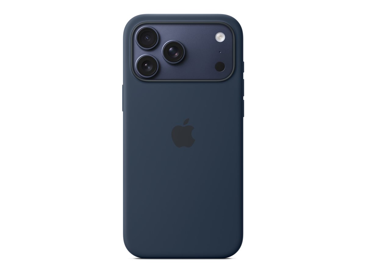 Apple - Tampa posterior para telemóvel - compatibilidade MagSafe - silicone - meia noite - para iPhone 17 Pro Max