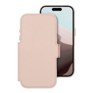 dbramante1928 Lynge - Capa flip cover para telemóvel - compatibilidade MagSafe - areia rosa - para Apple iPhone 17 Pro