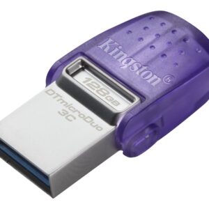 Kingston DataTraveler microDuo 3C - drive flash USB - 128 GB