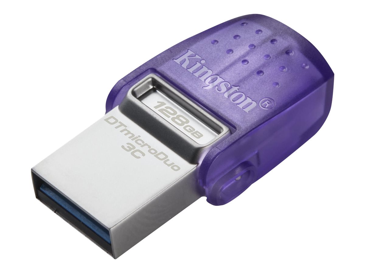 Kingston DataTraveler microDuo 3C - drive flash USB - 128 GB