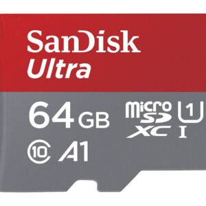 SanDisk Ultra - Cartão de memória flash (adaptador microSDXC para SD Incluído) - 64 GB - A1 / UHS-I U1 / Class10 - microSDXC UHS-I