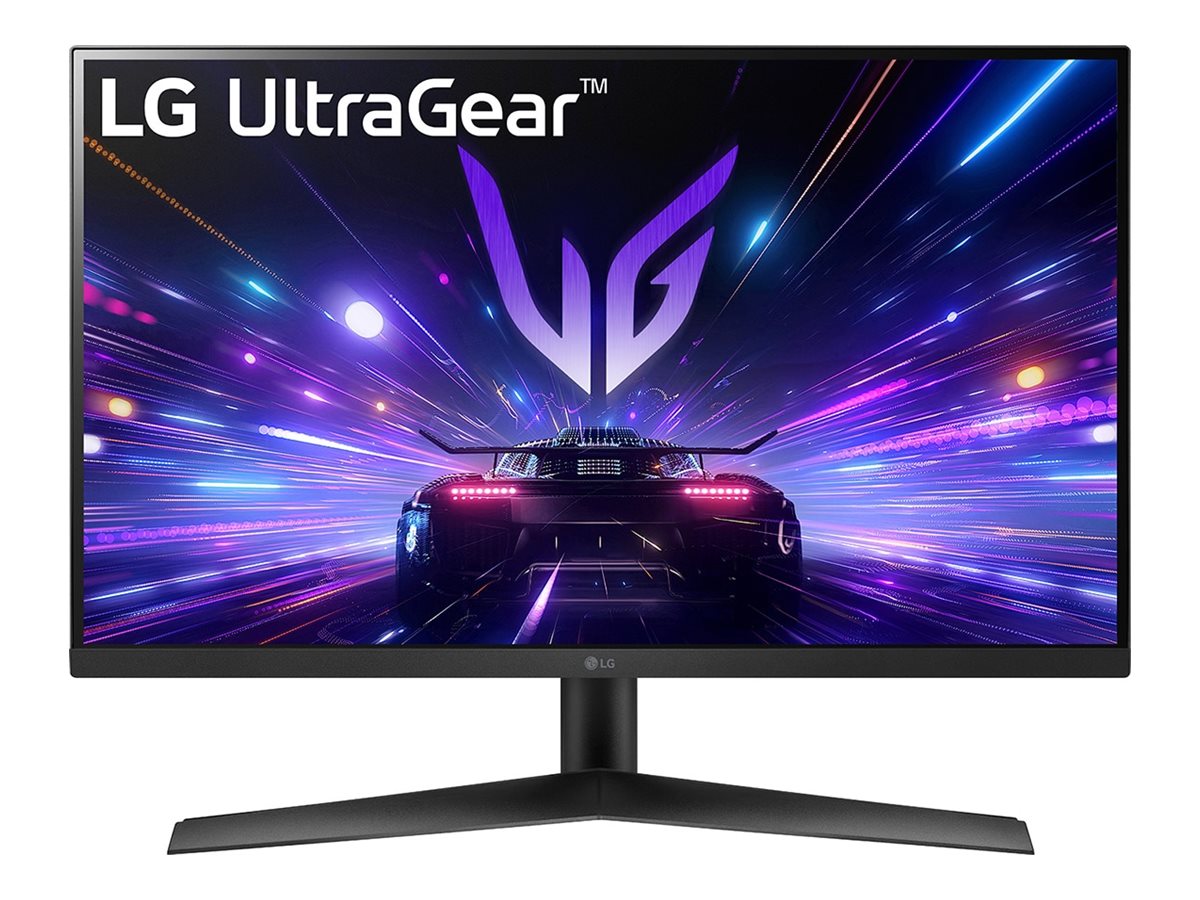 LG UltraGear 27GS60F-B - Monitor LED - gaming - 27" - 1920 x 1080 Full HD (1080p) @ 180 Hz - IPS - 300 cd/m² - 1000:1 - HDR10 - 1 ms - HDMI, DisplayPort