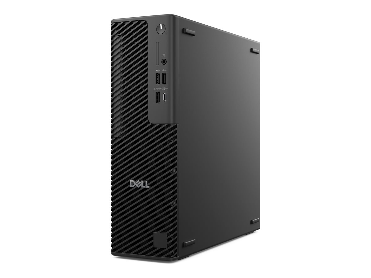 Dell Pro Max Slim FCS1250 - Desktop slim Core Ultra 7 265 / até 5.3 GHz - vPro Enterprise - RAM 32 GB - SSD 1 TB - SED, NVMe, TLC, Class 40 - RTX A1000 - Gigabit Ethernet - Win 11 Pro - monitor: nenhum - preto - BTP - com 3 Anos de Básico no Local