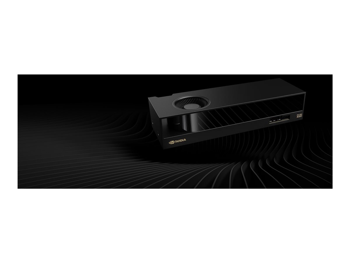 NVIDIA RTX PRO 4000 Blackwell - SFF Edition - cartão gráfico - RTX PRO 4000 Blackwell - 24 GB GDDR7 - PCIe 5.0 x8 baixo perfil - 4 x DisplayPort
