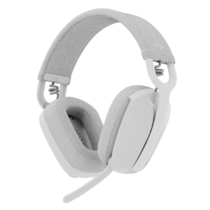 Logitech Zone Vibe 100 - Auscultadores - tamanho completo - bluetooth - sem fios - branco sujo