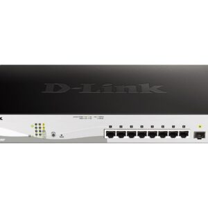 D-Link DGS 1210-10MP - interruptor - 10 portas - inteligente - montável em trilho
